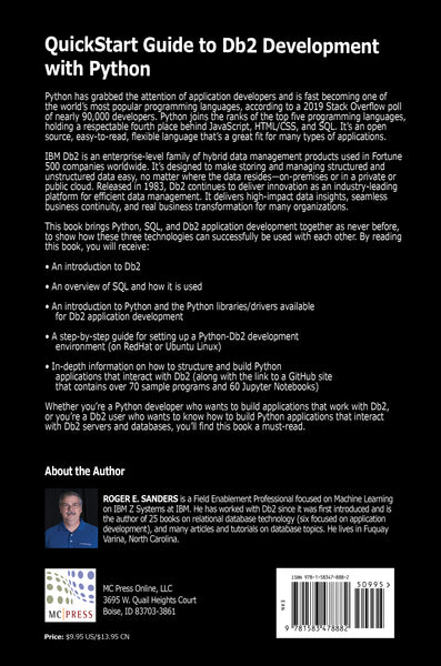QuickStart Guide to Db2 Development with Python - MC Press Bookstore