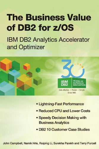 The Business Value of DB2 for z/OS Front Cover 