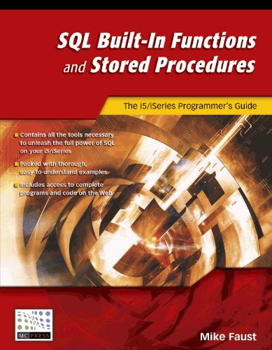 SQL Built-In Functions and Stored Procedures Front Cover 