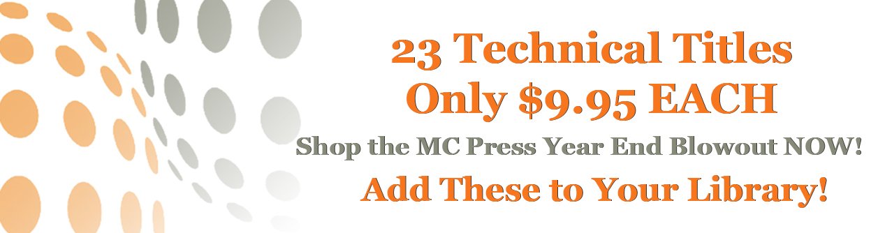 MC Press Bookstore 2023 Year End Blowout Sale - $9.95 Books